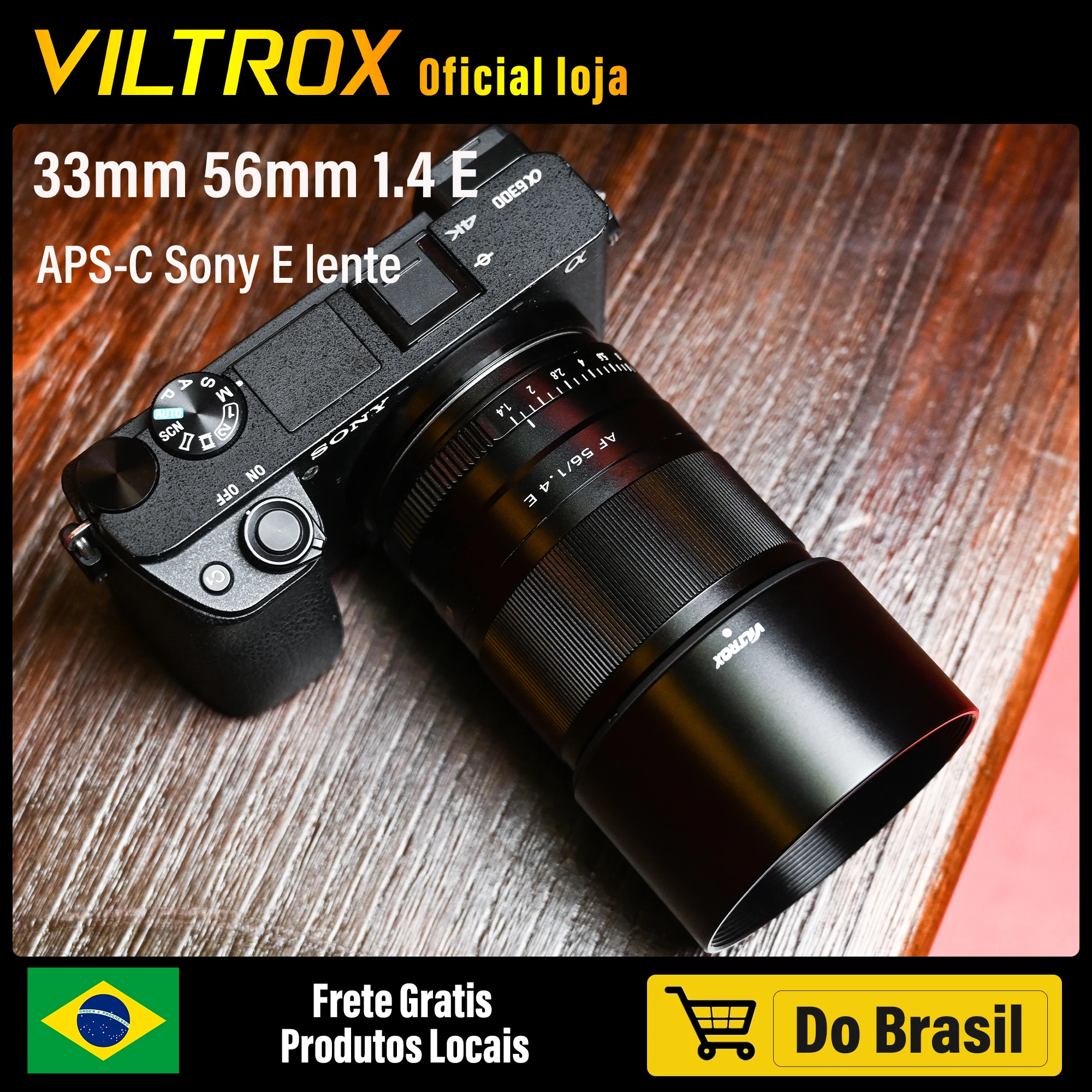 Viltrox 33mm 56mm 1.4 25mm f1.7 Sony lente foco automático principal grande abertura lente retrato APS-C para sony e montagem lente da câmera ZV-E10 A6400 A6700 A6000 A6300 A6500 FX30