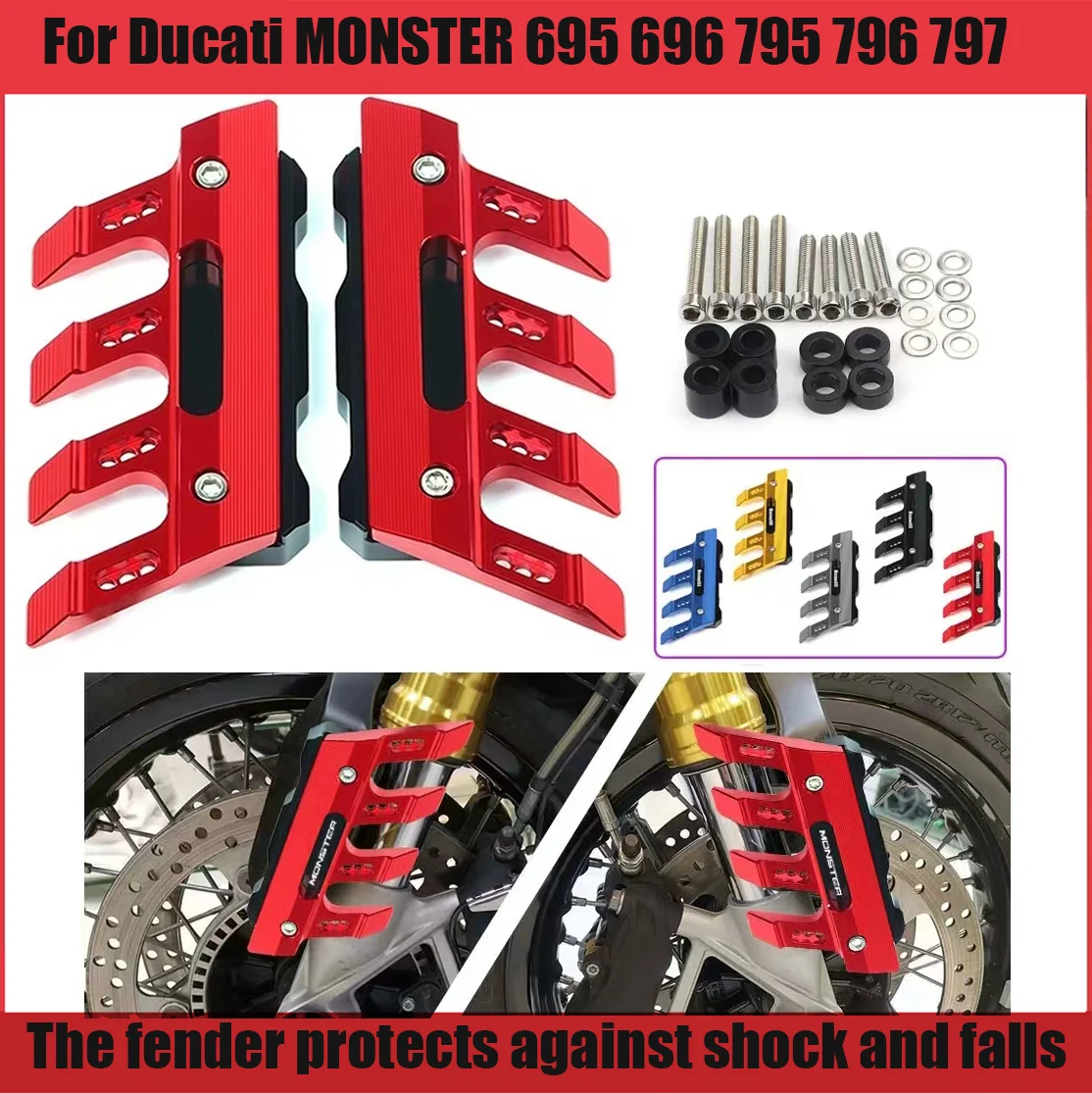 Adatto per Ducati MONSTER 695 696 795 796 797 ammortizzatore migliorato assorbimento degli urti e protezione contro le cadute