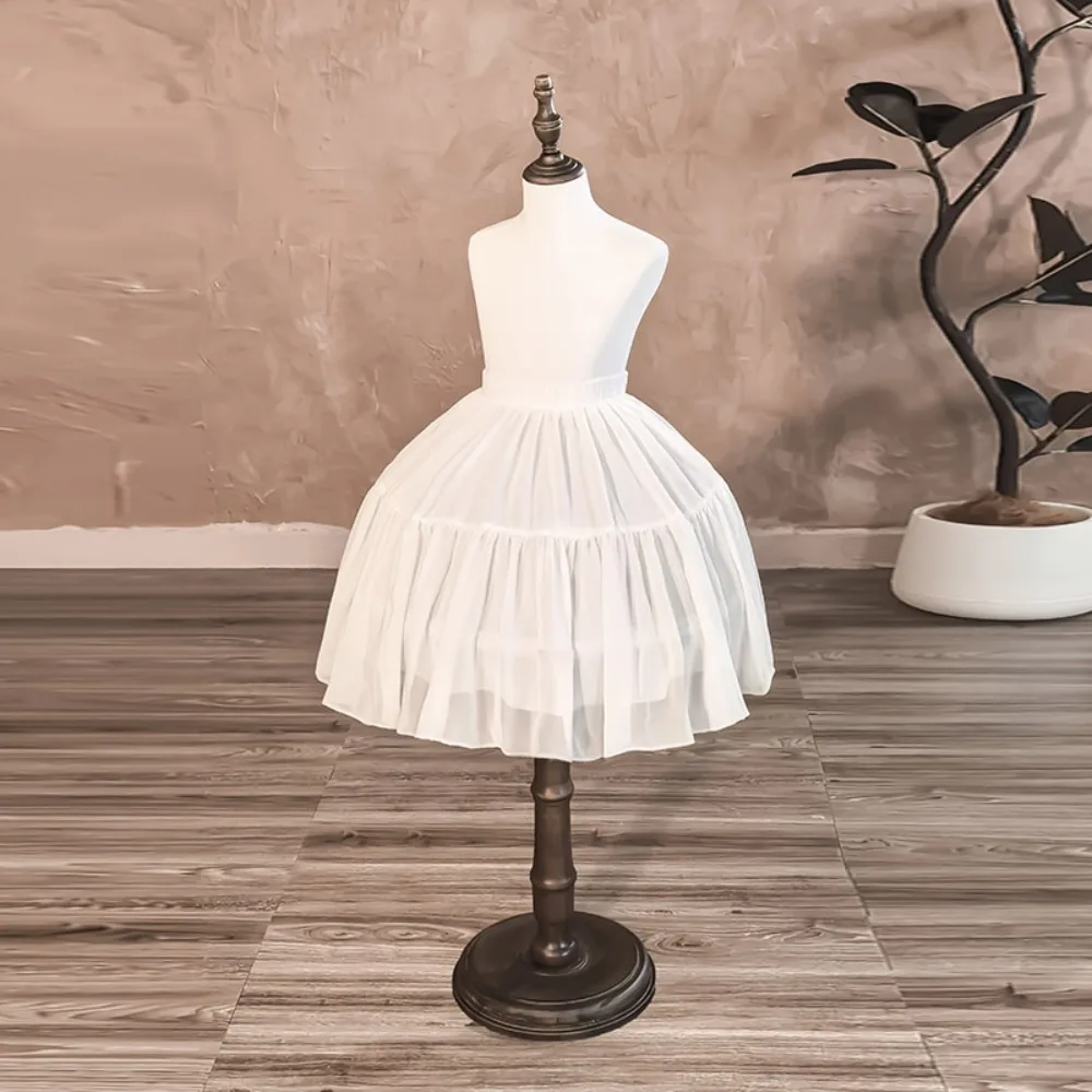 Kids Wedding Flower Girl Petticoat 45cm Tulle Voluminous Support for Princess Dress Wedding Accessories