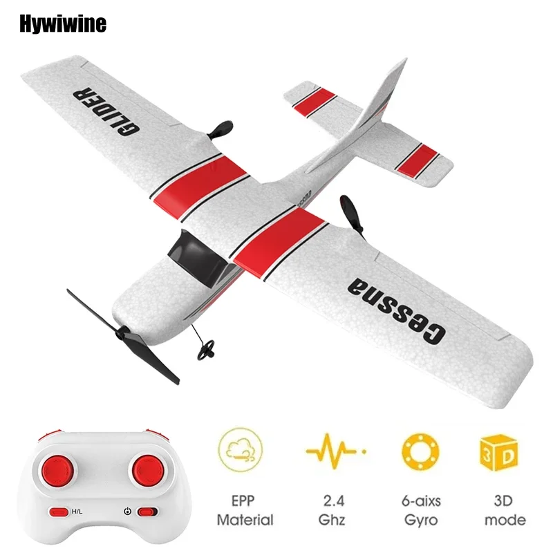 

RC Plane EPP Foam 2.4G 2CH RTF 100 Meters Remote Control Aircraft Plane Wingspan Fixed Wingspan Airplane Toy for Children Gifts