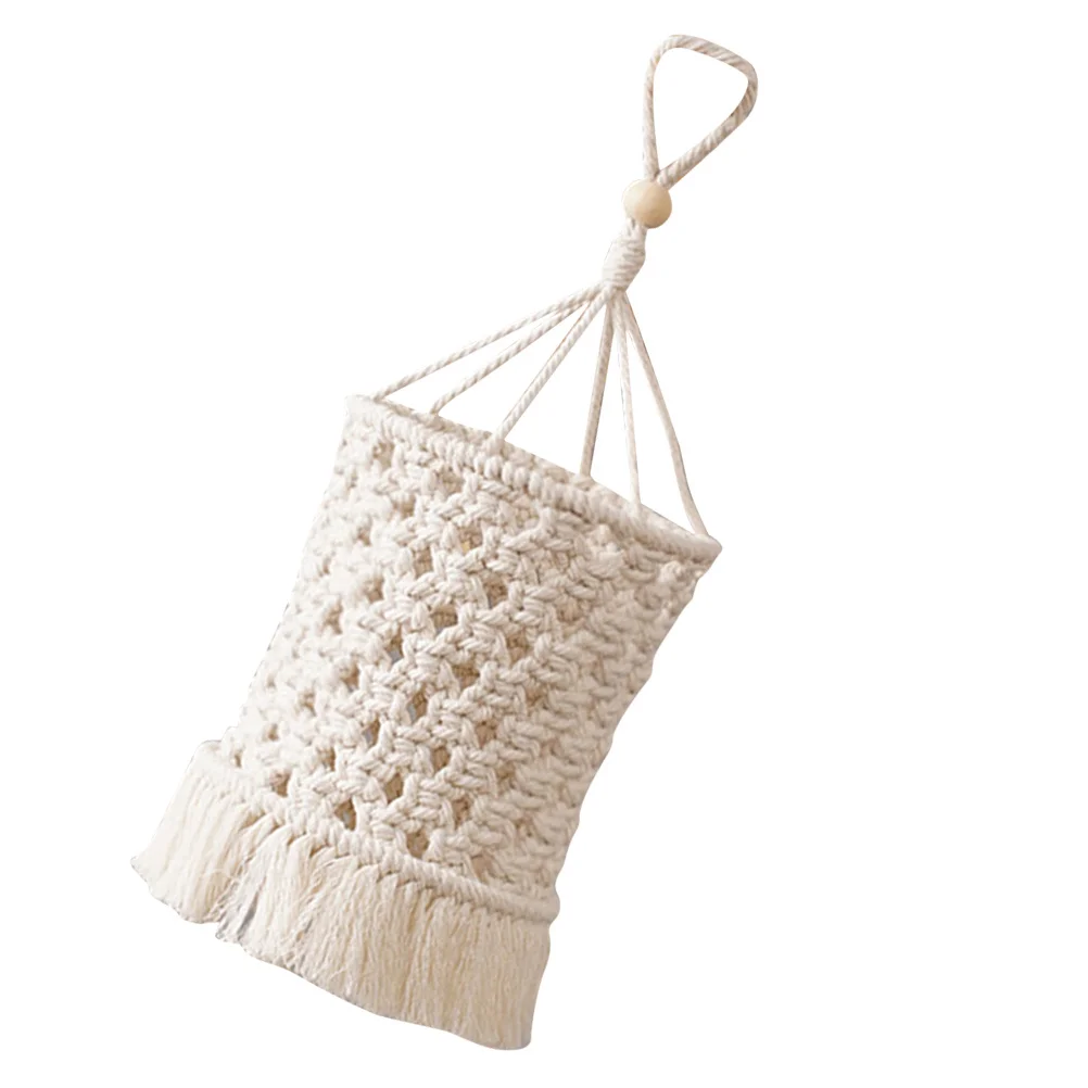 

Абажур в стиле бохо в стиле макраме, богемный тканый подвесной светильник, чехол с кисточкой и бахромой, декоративный домашний декор, абажур в стиле макраме