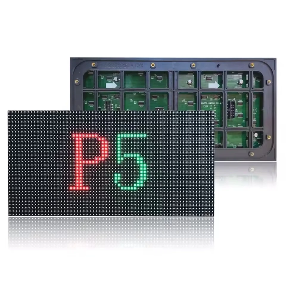 Outdoor P5 LED Module SMD1921 1919 2121 LED Display Module 1/8Scan 320x160mm 64x32 Dots