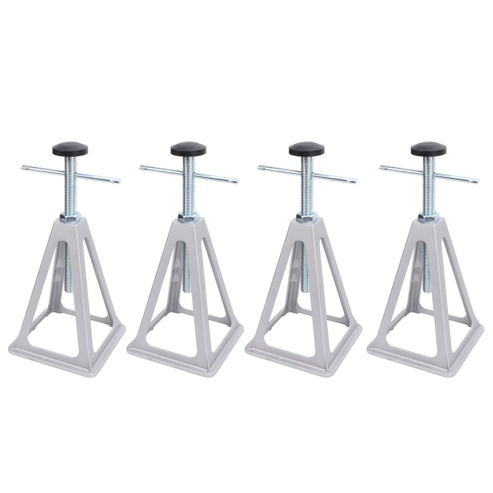 4pcs RV Stabilizer Jacks Adjustable From 28 to 44cm 2.7T Maximum Load Leveling Screw Jacks for Travel Trailers RVs RV Jack Stand