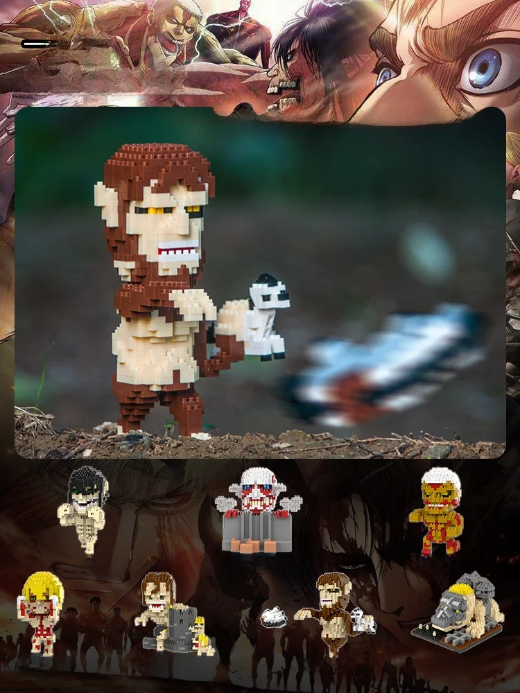 新しい-scblo-進撃の巨人アレンタイタンフリーダムウィングフィギュア玩具ビルディングブロック磁気タイルグッズ大人のおもちゃギフト