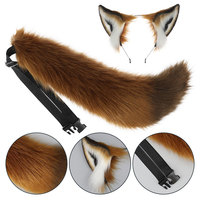 Women Animal Wolf Ears Party Club Headdress Plush Hairband Furry Lolita Headband Anime Halloween Christmas Cosplay Accessories