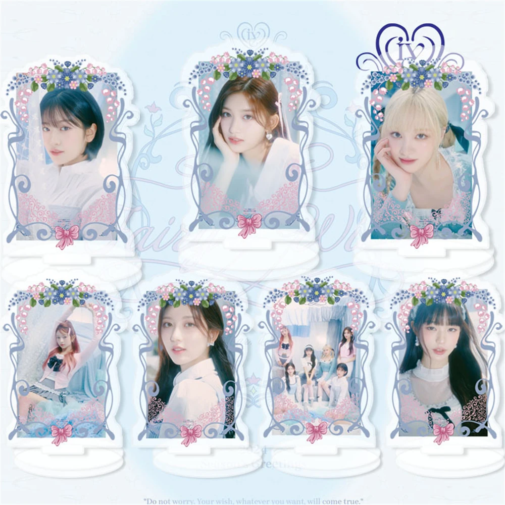 

10 см KPOP IVE A Fairy's Wish фигурка на акриловой подставке Yujin Gaeul Wonyoung LIZ King Leeseo стоящая модель настольное украшение подарок для фанатов