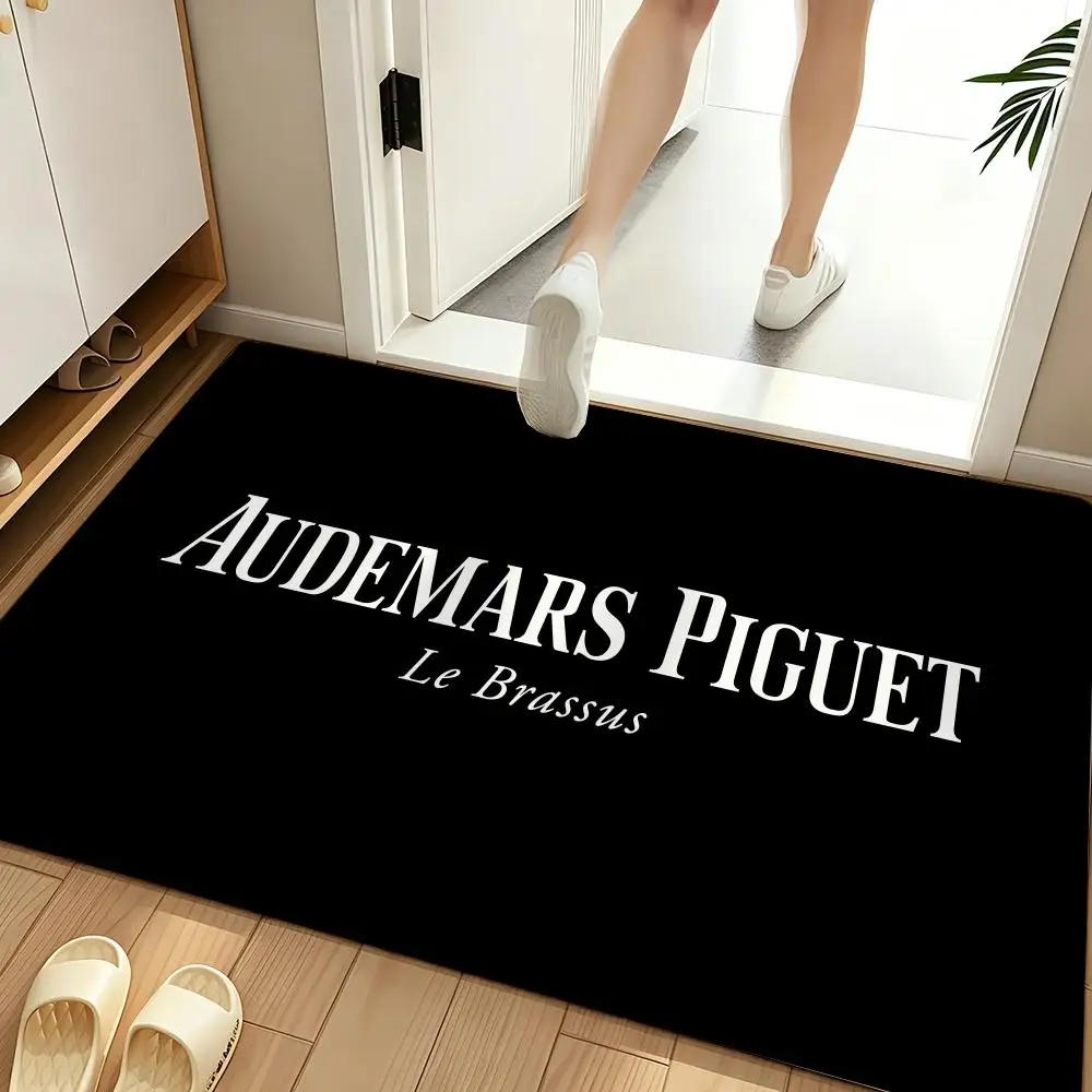 Watch A-Audemars P-Piguet Floor Mat Soft Flannel Entrance Door Mat Non Slip Absorbent Bathroom Bedroom Floor Rug