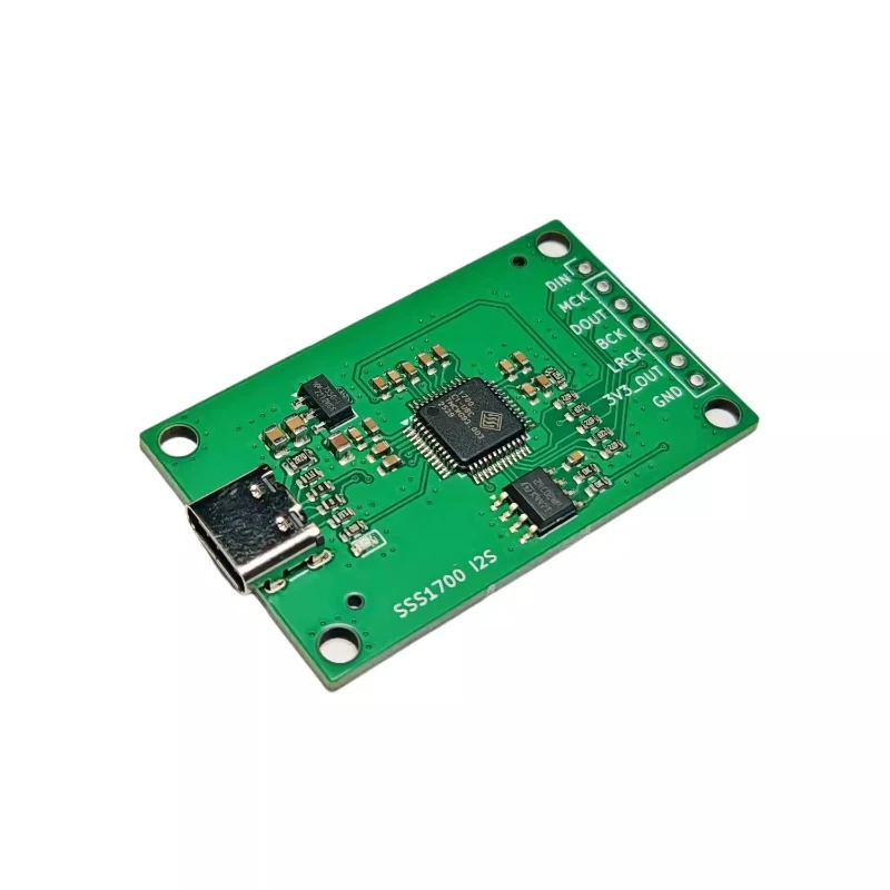 

Звуковая карта sss1700c1 с интерфейсом USB Type-C, цифровой интерфейс I2S IIS, модуль аудиовхода/выхода