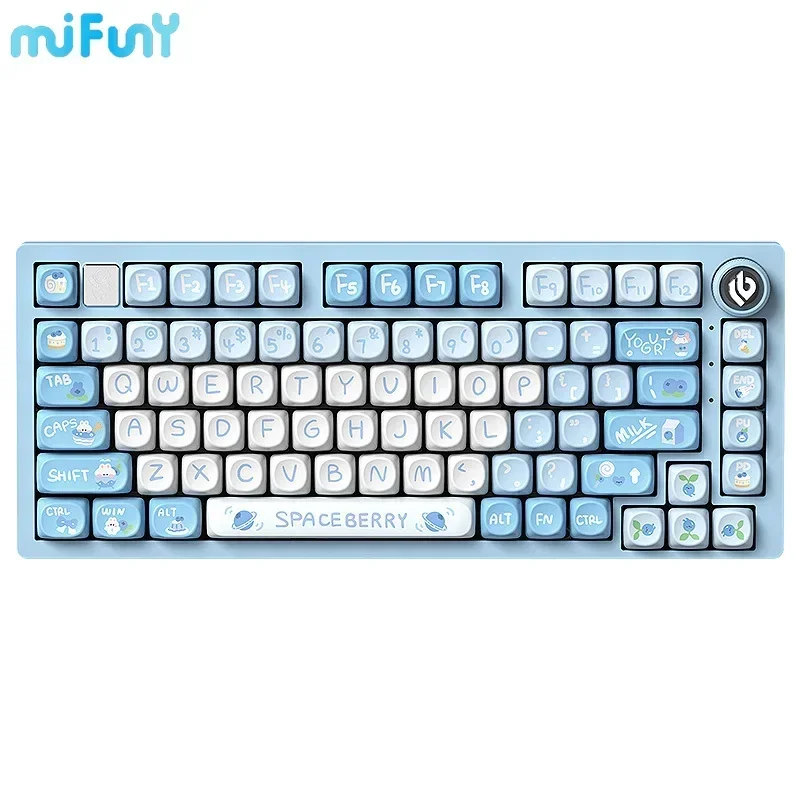 MiFuny Hi75 Mechanical Keyboard 75% Custom Aluminum Office Gaming Keyboard Gamer 81keys Dedicated to gaming mechanical keyboards