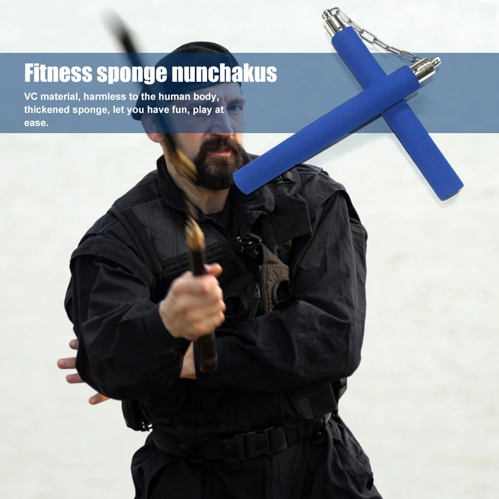 Fitness Nunchaku Martial Arts Sponge Kung Fu Practice Stick Chinese Equipment for Working-out Comfortable Decoration