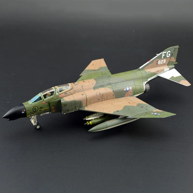 AC 1:72 Scale F-4C 8th Tactical Wing 433rd Tactical Squadron Fighter Military Aircraft Model Diecast Alloy Classics Toys Gifts