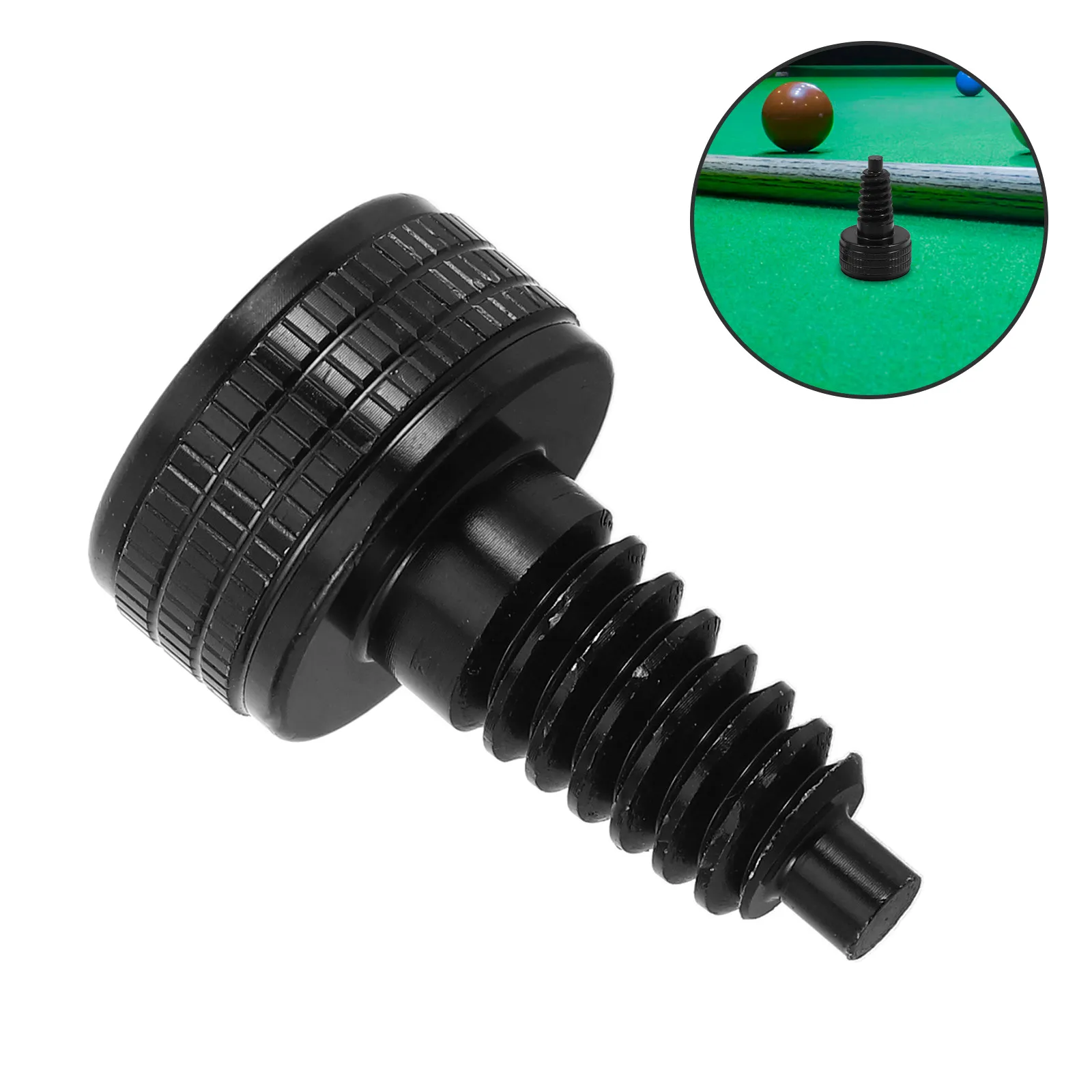 Precision Engineered Pool Cue Weight Screw for Enthusiasts Heavy-Duty Metal Build Seamless Integration Cue Extension Support