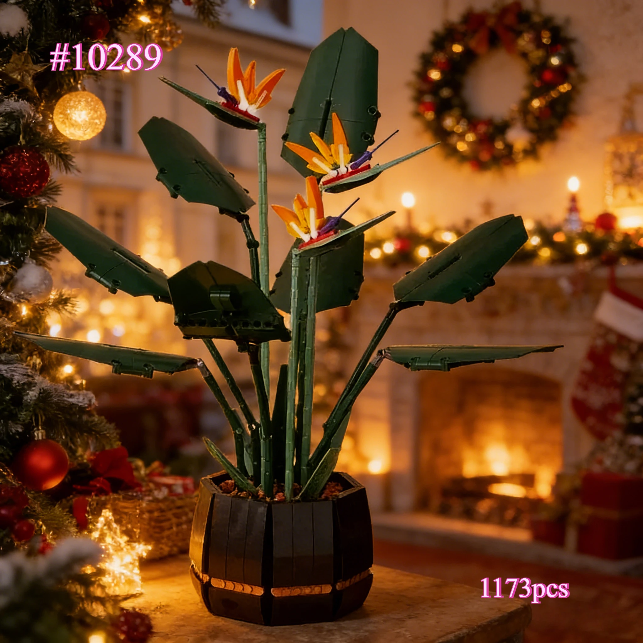 부케 장미 블록 세트 10289 스톤 브릭 장난감 어린이 DIY 선물 휴일 여자친구 선물