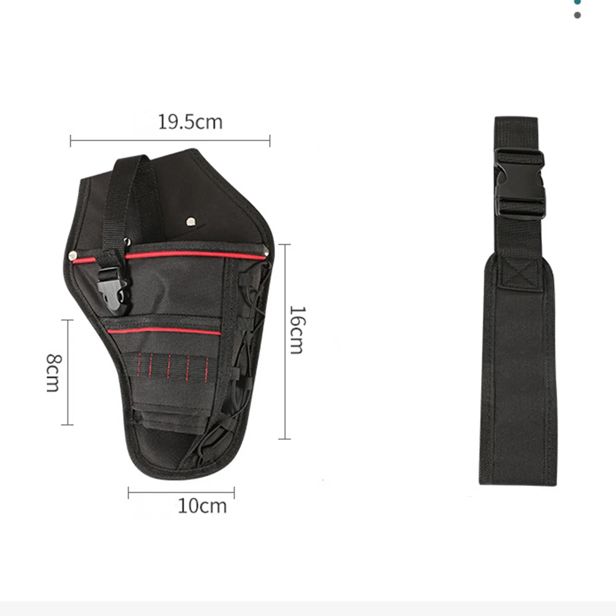 Tool Waist Bag Maintenance Tool Bag, Electrician Pocket Storage Electrician Bag Tool Bag Waist Bag for Daily Carrying   4.9