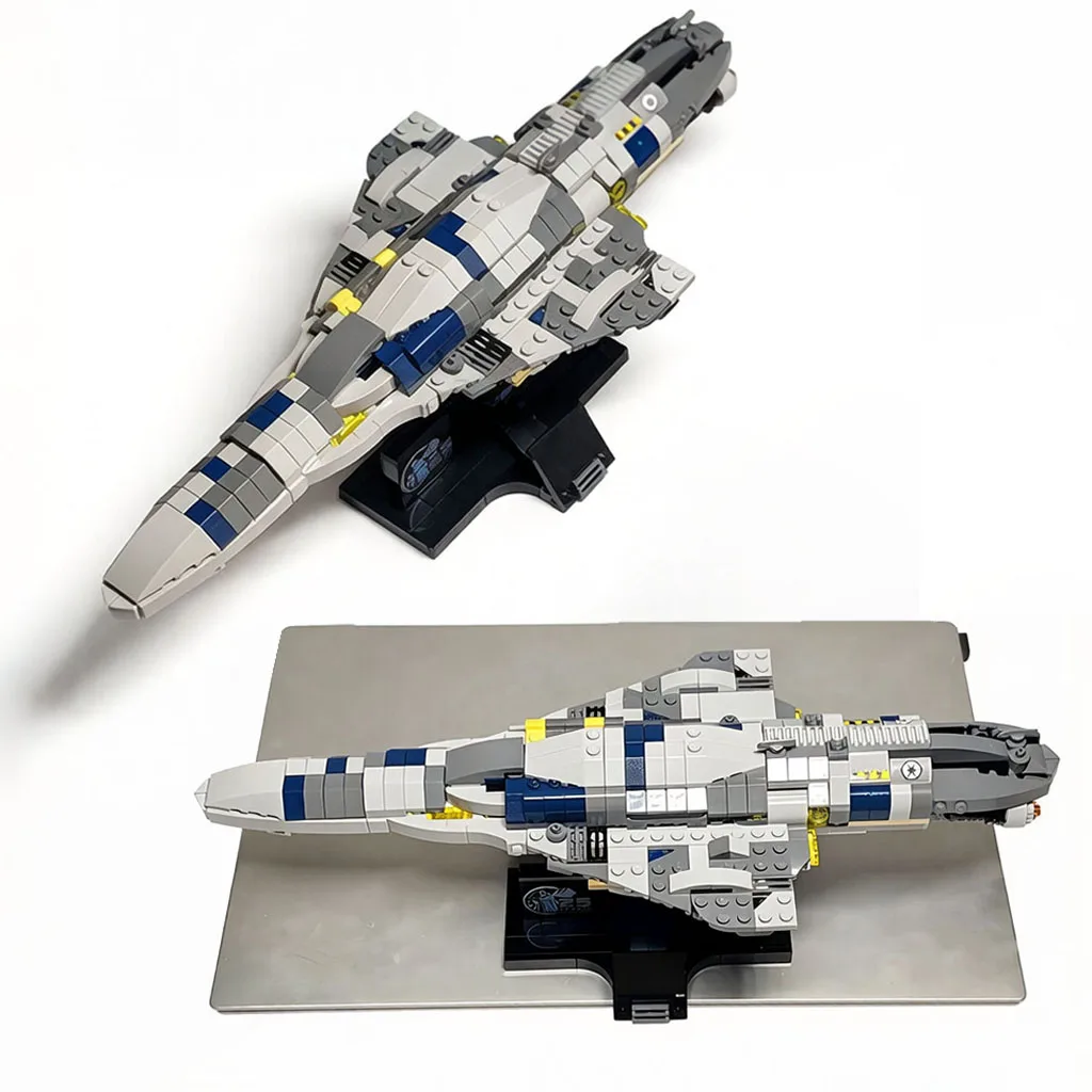 NEW MOC MC80 Liberty Star Cruiser Conversion Mon Calamari Warship Building Blocks Kit DIY Bricks Assembly Model Toy Gifts
