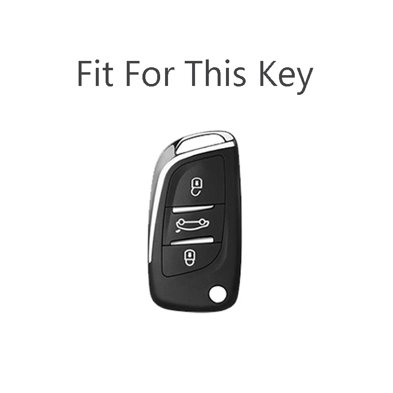 TPU Car Key Case Cover For DS DS3 DS4 DS5 DS6 For Peugeot 306 407 807  For Citroen C1 C2 C3 C4 C5 XSARA PICA Key Shells Fob