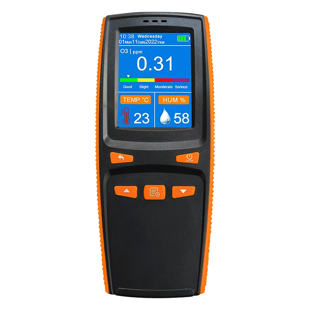 Imagem -02 - Dienmern Novo Dm509-o3 Detector Portátil de Qualidade de Ozônio Display Lcd Testador de Sensor de Temperatura e Umidade Monitor de Gás Doméstico