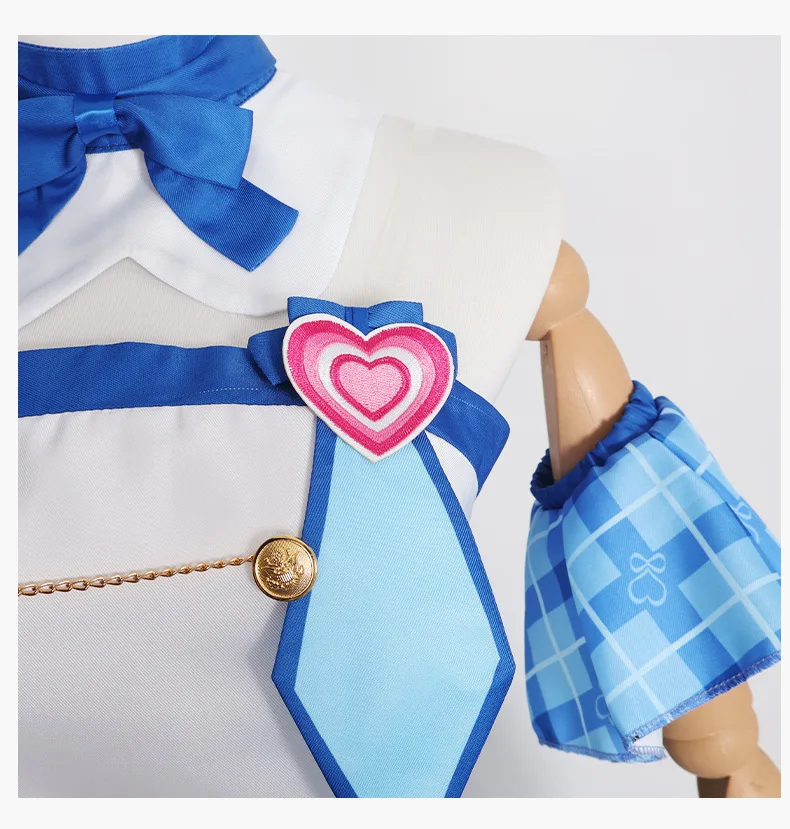 You and Idol Precure Cure Wink Cosplay Costume Lolita Dress Halloween Uniform Suit Clothes Anime Outfits Costume for Woman