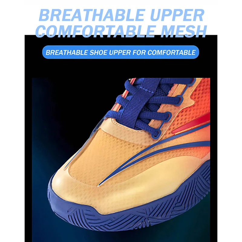 Brand YIPING Pro Fencing Sneakers for Adult Kid Anti-Slip Indoor Court Shoes Bright Breathable Upper Badminton Shoes