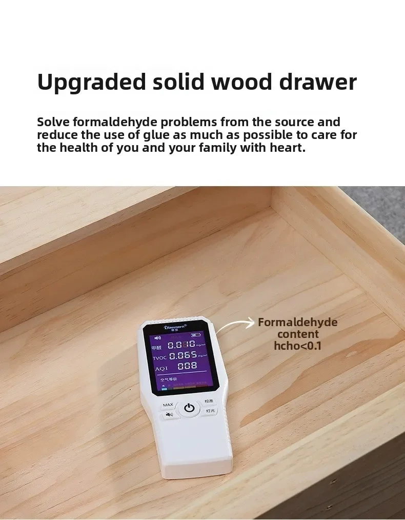 خزانة فاخرة خفيفة مدمجة وحديثة وبسيطة باللون الأسود وغرفة نوم المشاهير من الخشب الصلب وطاولة مكياج زاوية #4