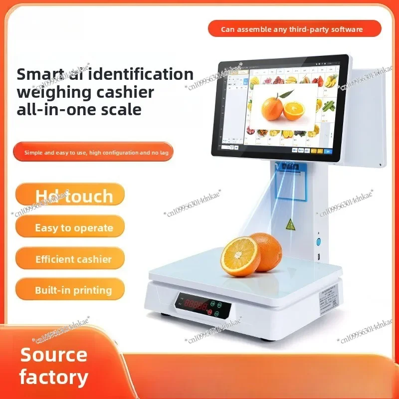 Intelligent Ai Product Recognition Fruit Store Cashier Weighing Machine Fruit and Vegetable Deli Food Snacks Convenience Store