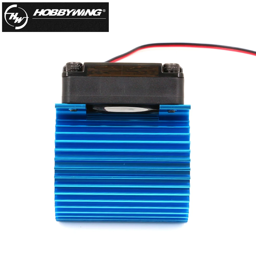 100% Original Hobbywing 1: 8 RC Car Motor Radiator + 5V Cooling Fan Assembly Suit for Hobbywing 4465 3665/3674 Motor