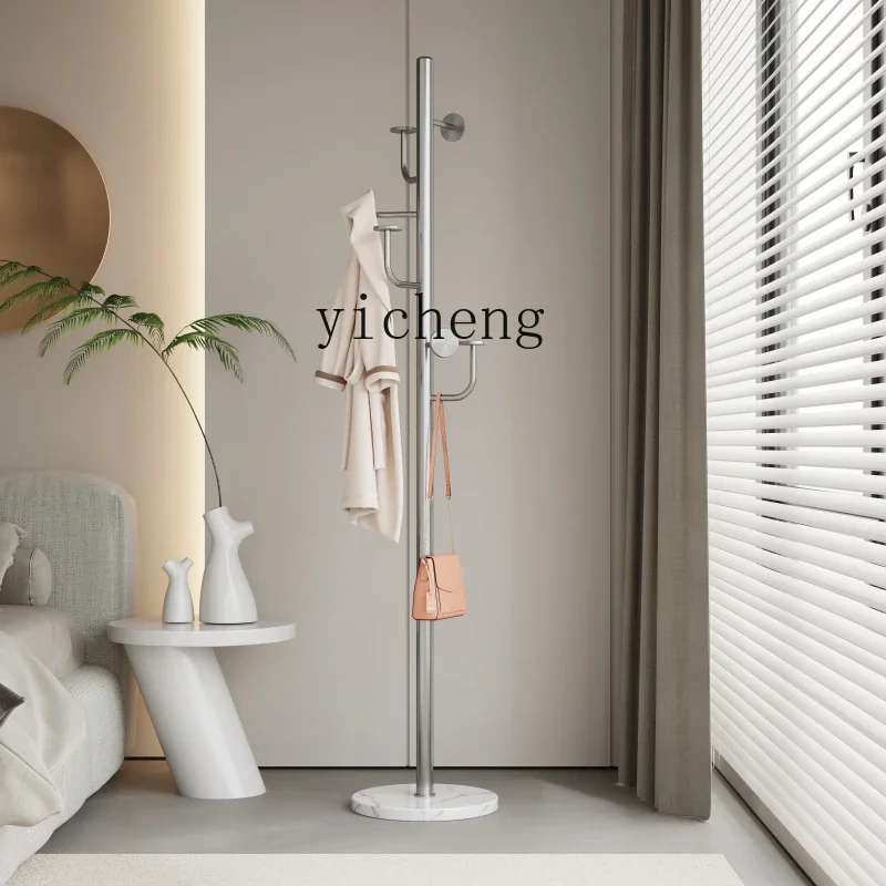 XL Stainless Steel Hanger Floor Bedroom Coat Rack Household Light Luxury High Sense