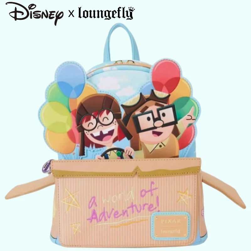 

Disney Loungefly Pixar Up Carl & Russell Balloon Design Backpack Fashion Gift For Disney Fans & Daily Use