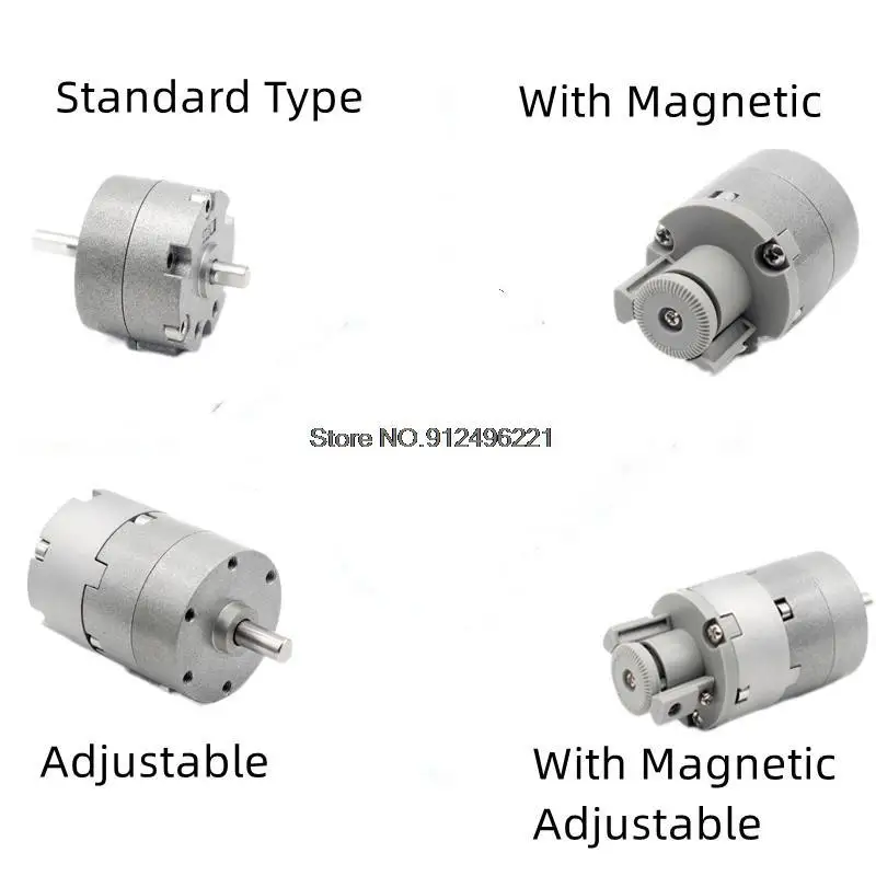 Imagem -02 - Cilindro Rotativo Palheta Tamanho Crb2bw Cdrb2bw 90 180 270 sz Graus de Rotação do Eixo do Ângulo do Atuador Rotativo do ar Cilindro Pneumático