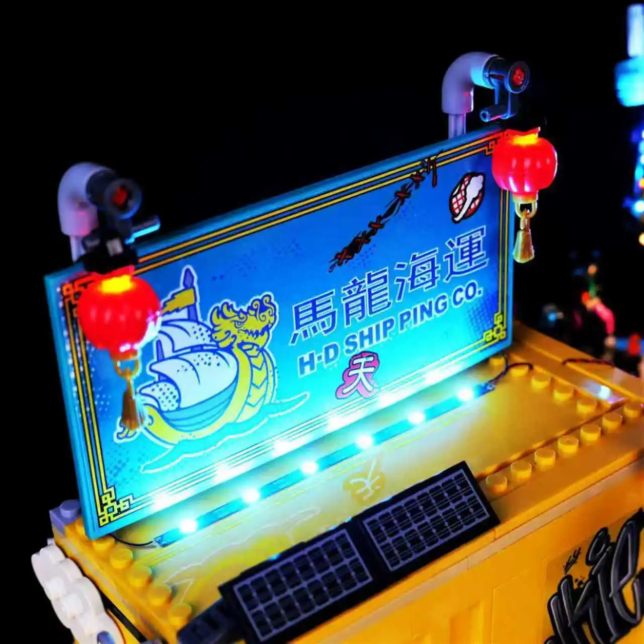 ชุดไฟ LED DIY สำหรับโมเดลบล็อกฐานมหาสมุทรใต้น้ำ 80013 อุปกรณ์เสริมไฟควบคุมระยะไกลสำหรับการตกแต่ง