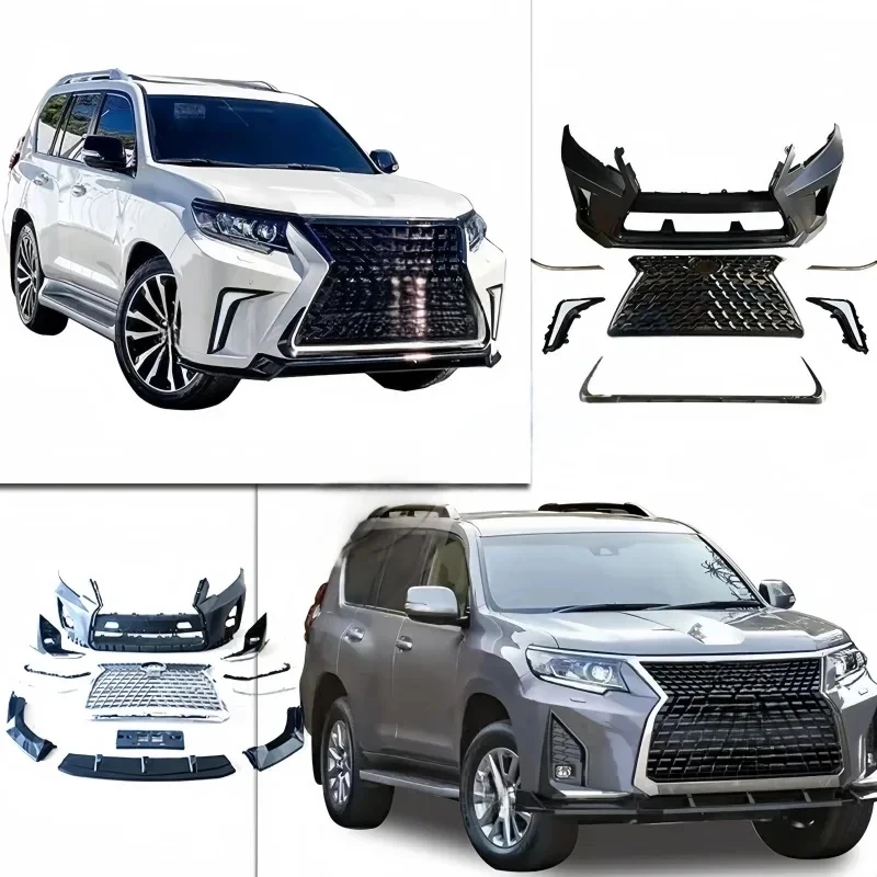 

Suitable 2018 Model Prado, Which Has Been Modified Into a GX Front Bumper Kit.including Grille