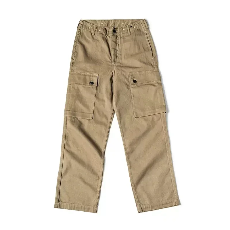 

Rugged Bronson Modified P-44 Utility Pants 13oz Herringbone Twill Men Cargo Trousers Relaxed Fit