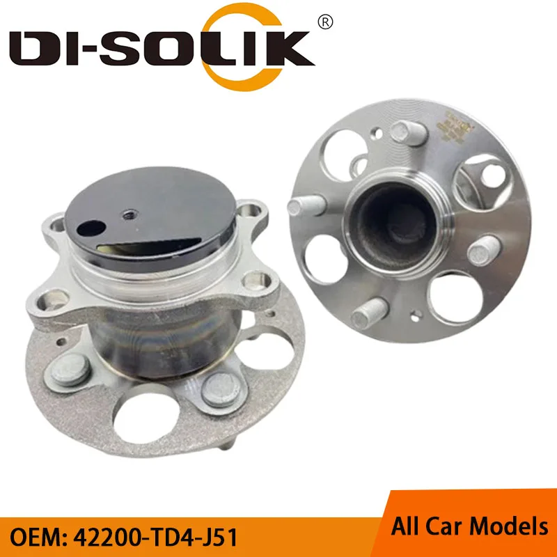 

DI-SOLIK Auto Car Parts Rear Wheel Hub Bearing Assembly 42200-TD4-J51 for Honda WR-V 2017- Dongfeng honda LIFE(GS_)2021-