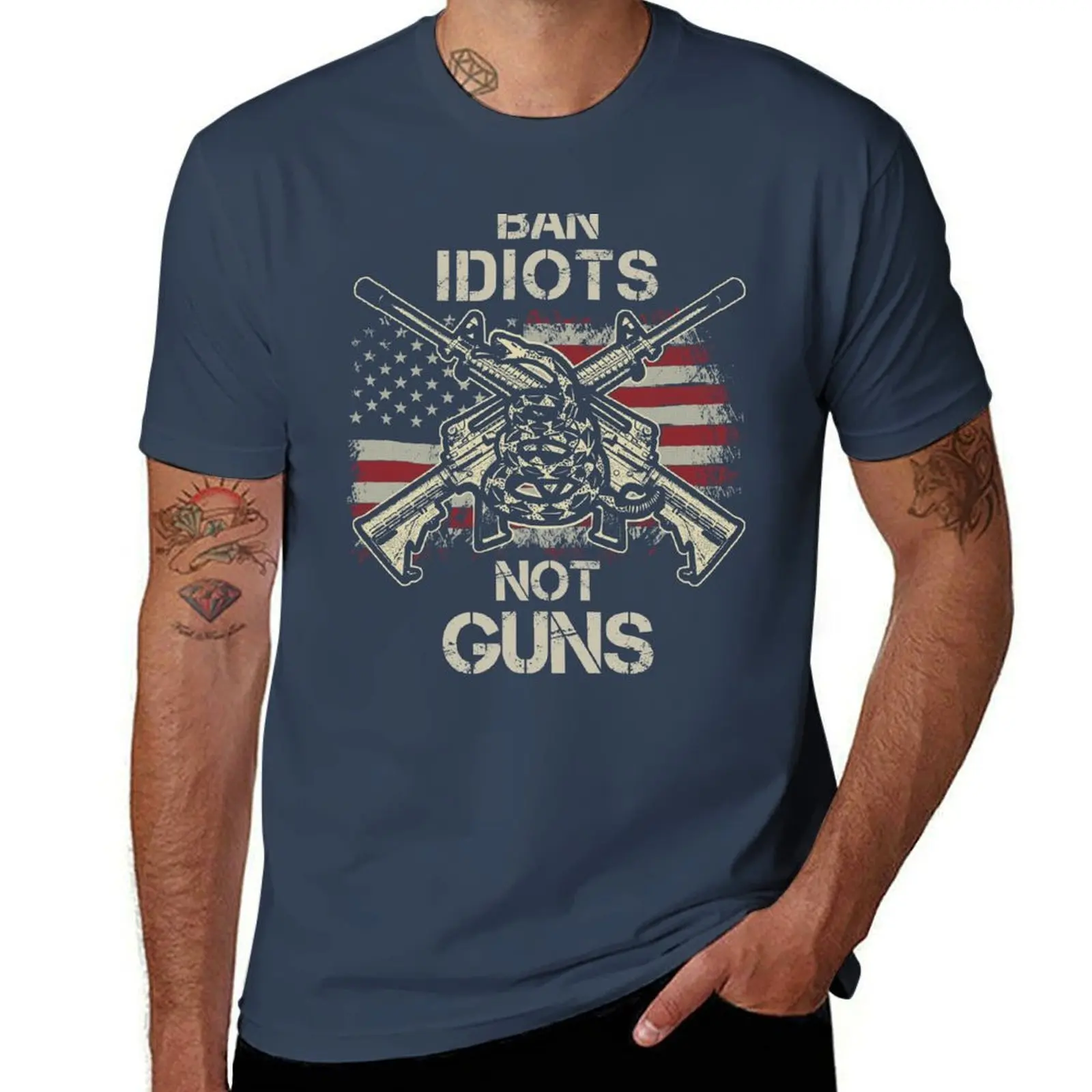 Funny Ban Idiots Not Guns T Shirt 2Nd Amendment Gun Rights …