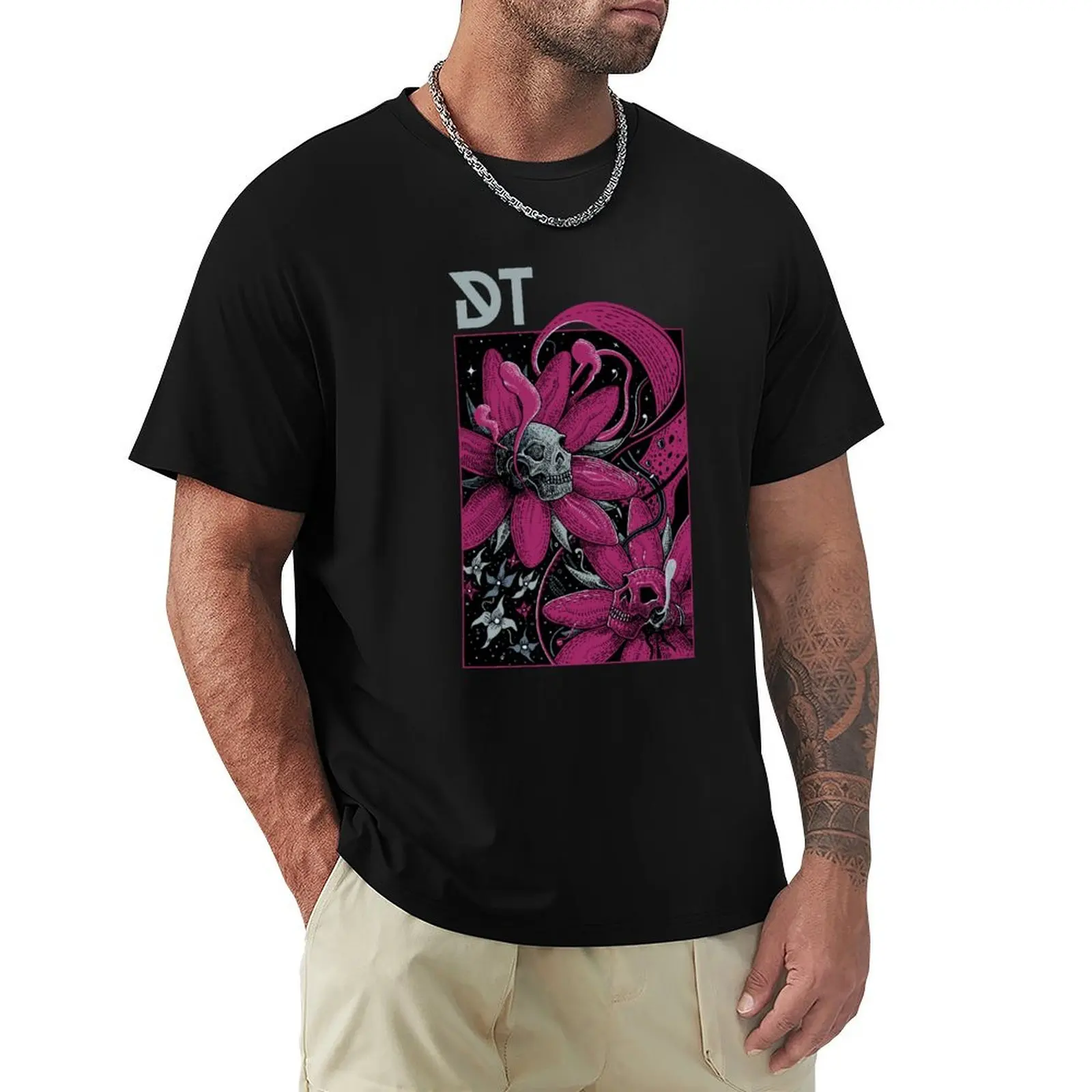 DT Grotesque Flower T-Shirt Lightweight Hiking T-Shirt