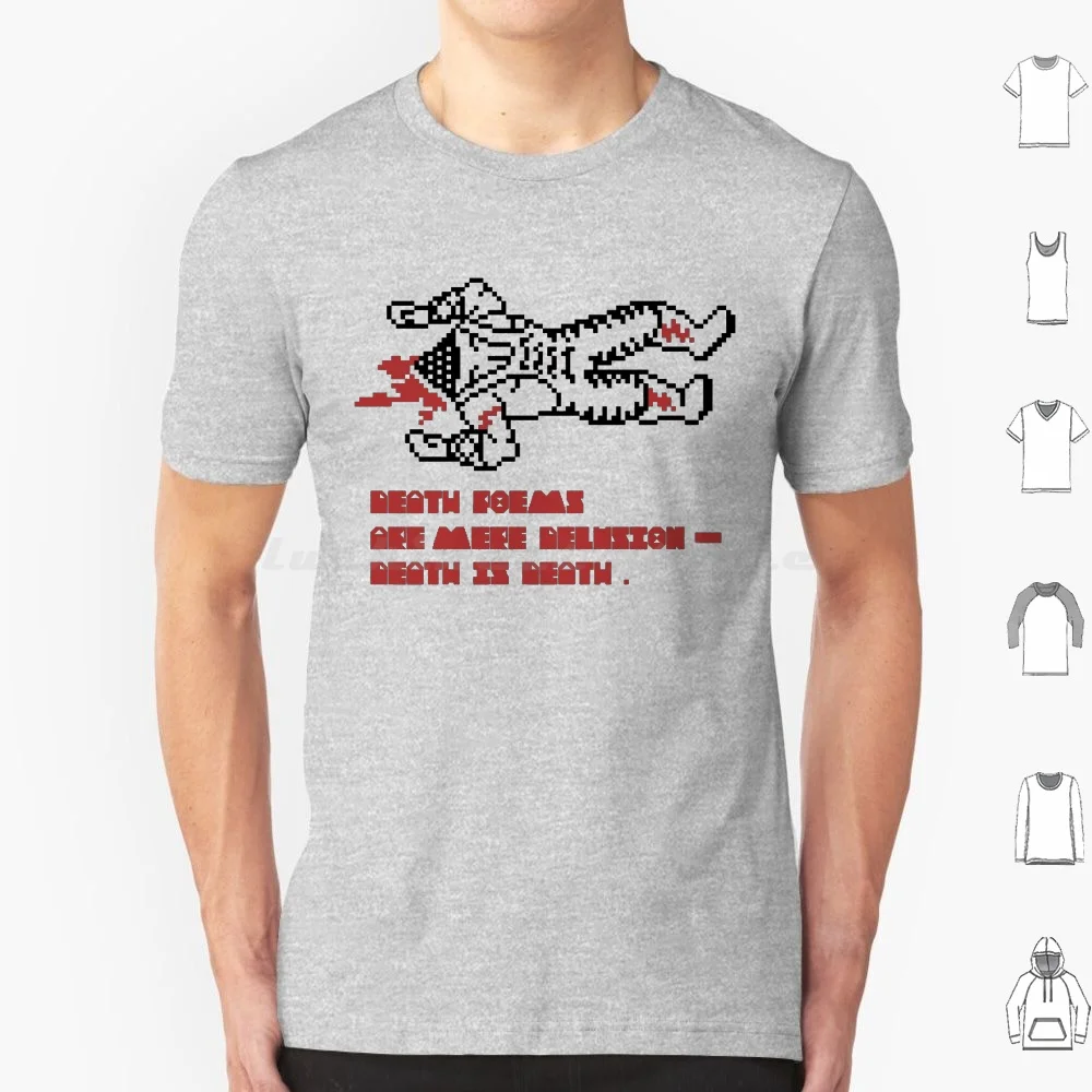 T-shirt en coton pour hommes et femmes, impression DIY, poème sur la mort, No More Heroes, NoMoreHeroes, No More Heroes, Nmh, Wii, Suda, Suda 51, 51
