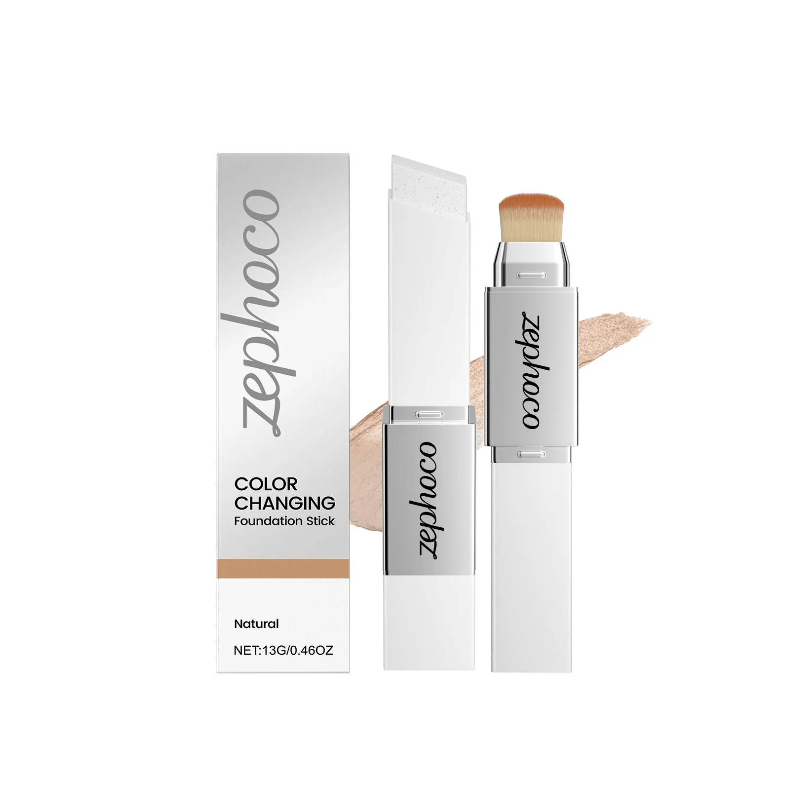 Color Changing Foundation Stick Moisturize Brighten Matte Concealer Full Coverage Oil Control Lightweight Foundation Base Makeup