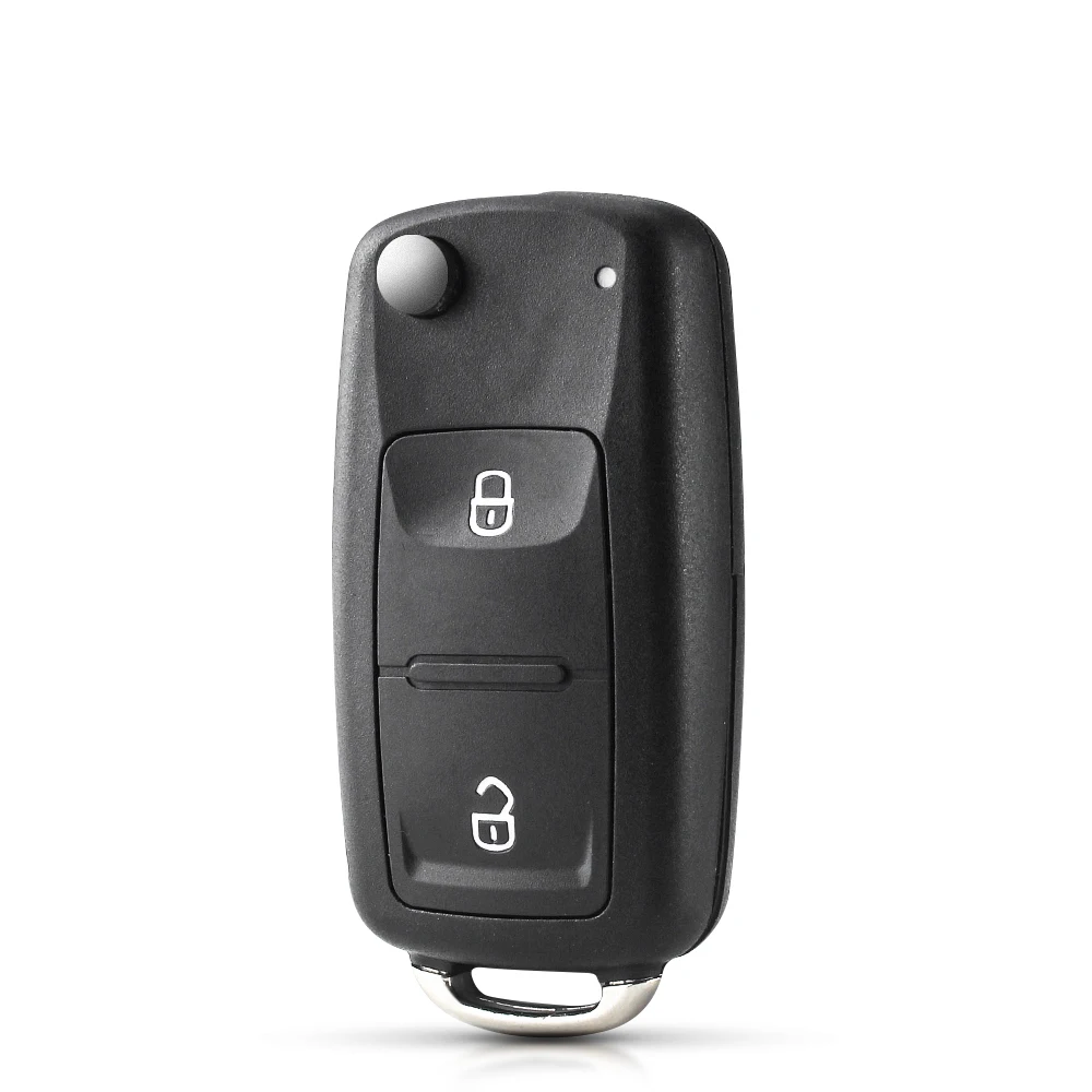 KEYYOU 2BTN Flip Remote 5K0 837 202 AD Car key 434MHz ID48 For Volkswagen For VW Amarok Transporter Multlvan Caravelle 2016-2019