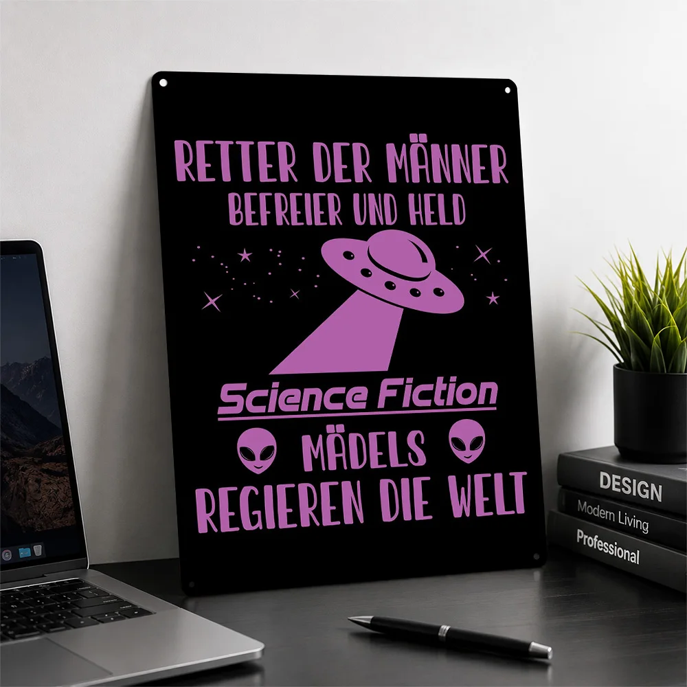 Science Fiction Movies Fan Metal Poster Perfect Gift for Fans Lovers Customized Wall Art Metal Sign for Decor Luxury Funny Signs