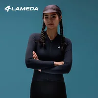 LAMEDA Pro Jersey de ciclismo de lana para mujer Ropa térmica MTB Jersey de bicicleta para andar en bicicleta de carretera en invierno