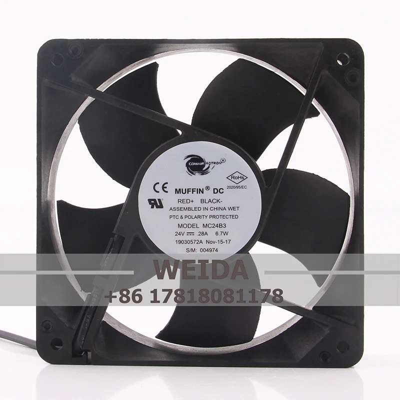 

COMAIRROTRON Case Fan MC24B3 120X120X32MM 24V 0.28A 6.7W 12032 High Airflow Cooling Fan