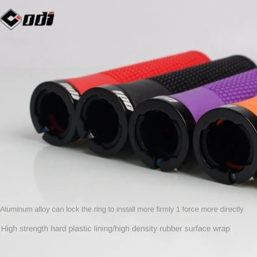 New ODI Rubber Handlebar Grips Soft Shockproof Mountain Bike Handlebar Non-slip Silicone MTB Lock-on Grip