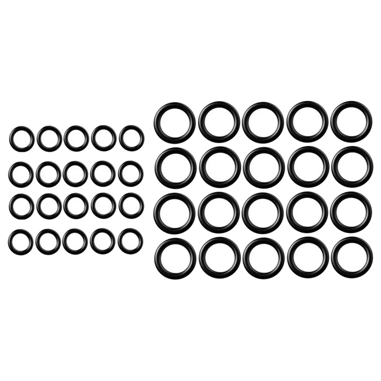 40Pcs O Ring Set Quick Connector Seal Rings 1/4 M22 3/8 Replacement Sturdy Rubber O Rings Assortment Pressure Washer Gasket Set
