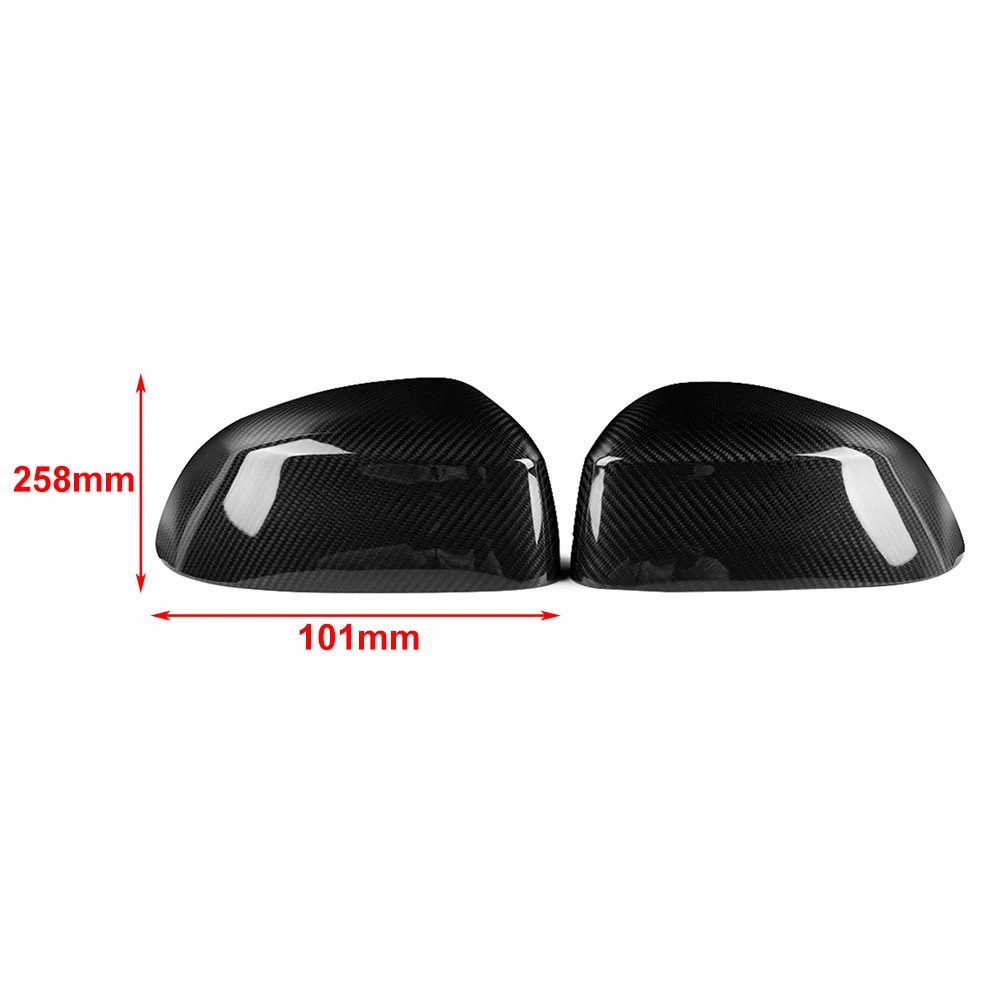 1Pair Carbon Fiber Car Rearview Side Mirror Covers For BMW F15 F16 F25 F26 E83 X3 X4 X5 X6 2014 2015 2016 2017 2018