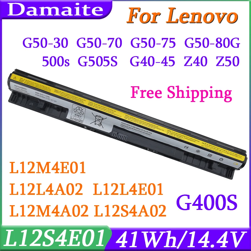 L12L4A02 L12S4E01 L12M4E01 Laptop Akku für Lenovo Z40 Z50 G40-45 G50-30 G50-70 G50-75 G50-80 G400S G410S G500S G505S S410P