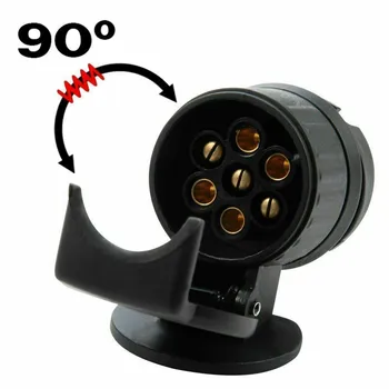 12V 13 に 7 ピントレーラーソケットアダプタ防水トラックキャラバン牽引電気アダプタトレーラー配線コネクタ牽引アクセサリー