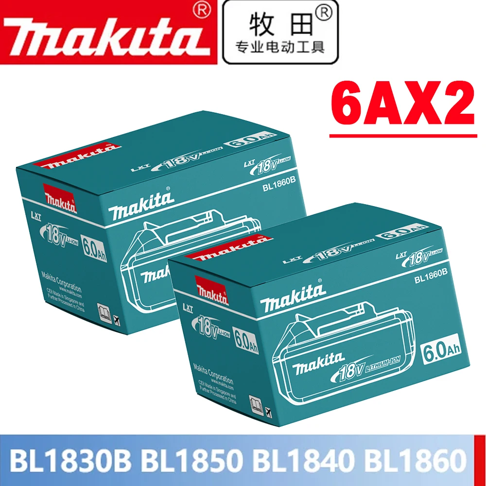 

Makita ⭐️⭐️18V 6.0 Rechargeable Lithium-Ion Battery with LED Indicator, High Capacity for Makita Cordles Power Tool Battey