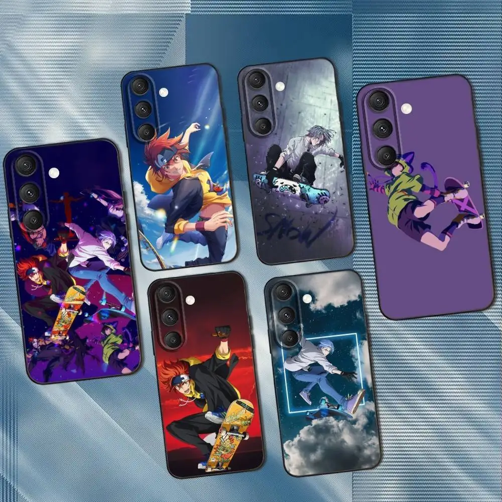 

Anime S-SK8 The Infinitys Phone Case For Samsung S25,S24,S23,S22,S21,S20,S10,Ultra,Plus,Lite,FE,Soft Silicone Black Cover