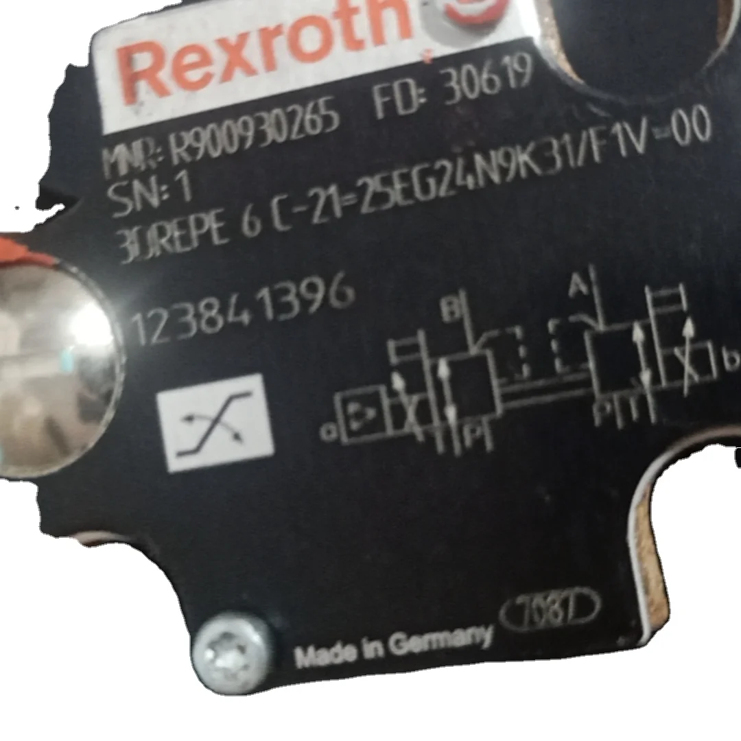 3DREPE 6 C-2X=25EG24N9K31/F1V=00 R900930265 3DREPE6C-21=25EG24N9K31/F1V=00  re  xroth ORIGIN  VALVE Made in Germany in Stock