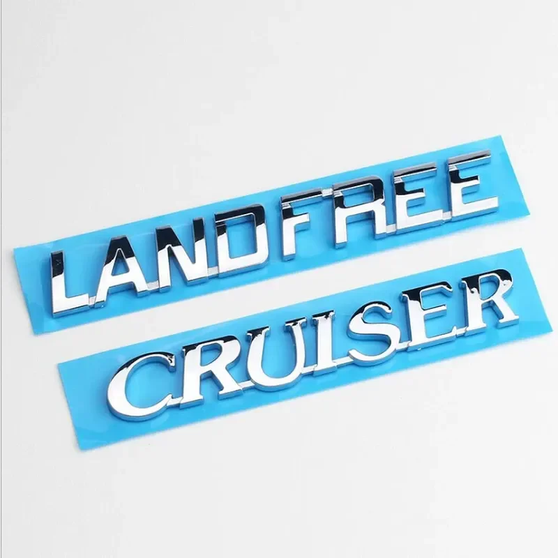 for Land Cruiser Prado Front Bumper Sticker Overbearing Letter Car Logo Decal for Toyota Landcruiser Luze Land Patrol